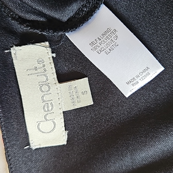 Floral black chiffon spring mini dress size small - Picture 16 of 16